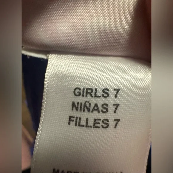 Bloome Girl’s Formal Blue Dress Size 7 - Picture 3 of 4